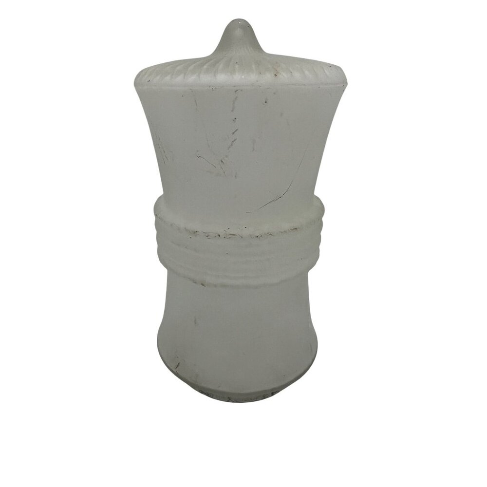 Vintage Frosted Glass Nautical Anchor Lamp Ship Wheel Base Table Light 9" - Picture 8 of 11